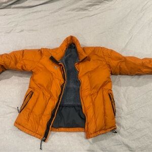Mountain Hardwear Men's Vibrant Orange Puffer Jacket